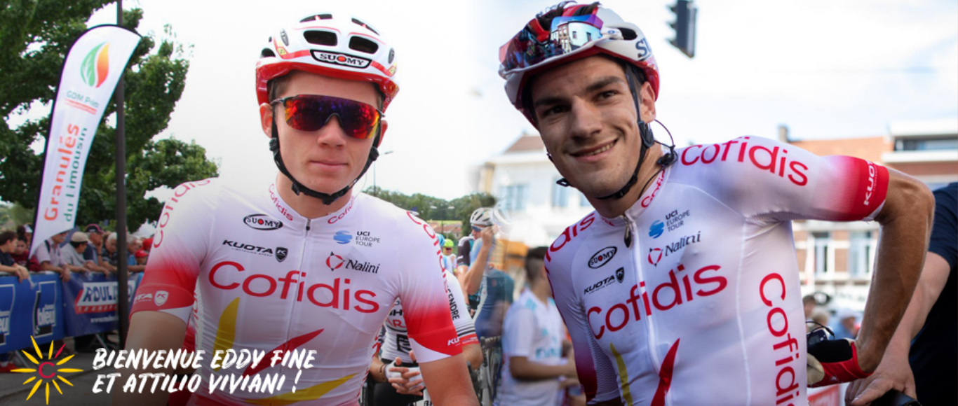 Attilio Viviani et Eddy Finé passent professionnels chez Cofidis !  