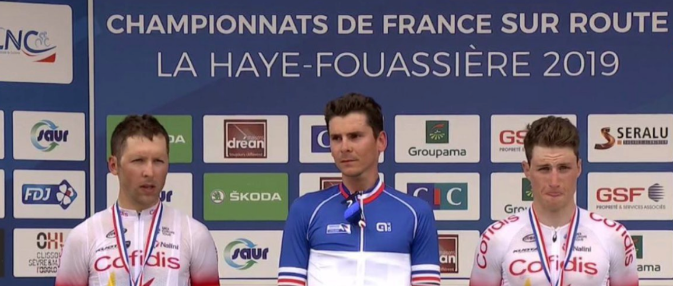 CHAMPIONNAT DE FRANCE  : JULIEN SIMON ET DAMIEN TOUZÉ, DEUX COFIDIS SUR LE PODIUM ! 