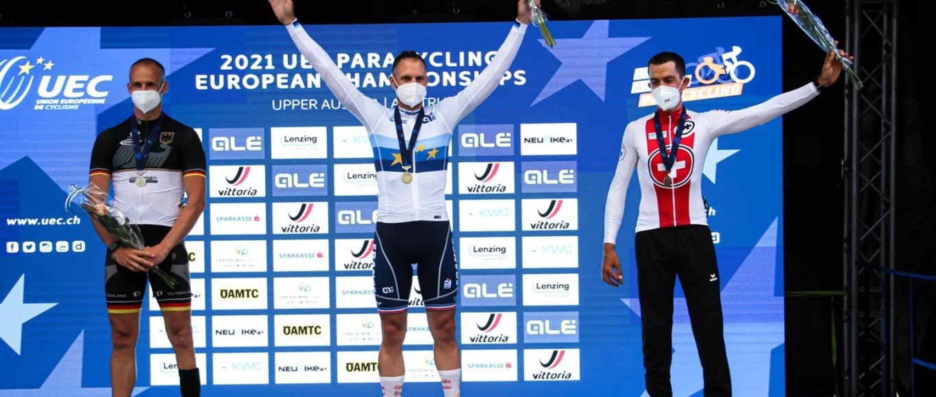 CYCLISME HANDISPORT Mickaël Carlier double champion d’Europe ! 