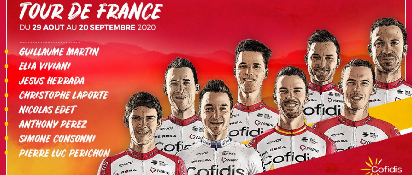 L'ÉQUIPE COFIDIS RÉVÈLE SON EFFECTIF POUR LE TOUR DE FRANCE 