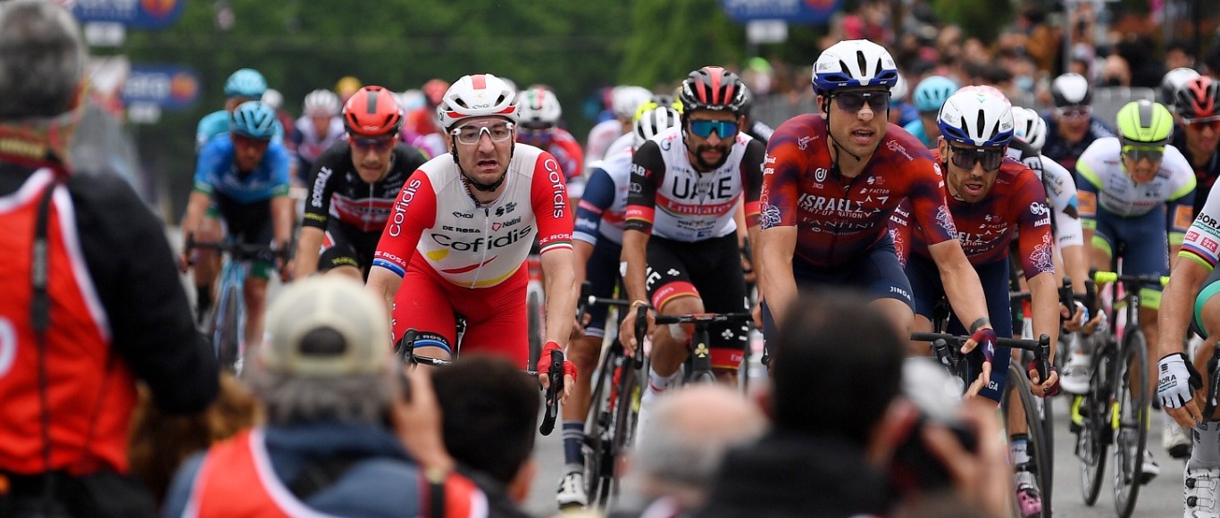 Elia Viviani termine 4e de l'étape du jour.