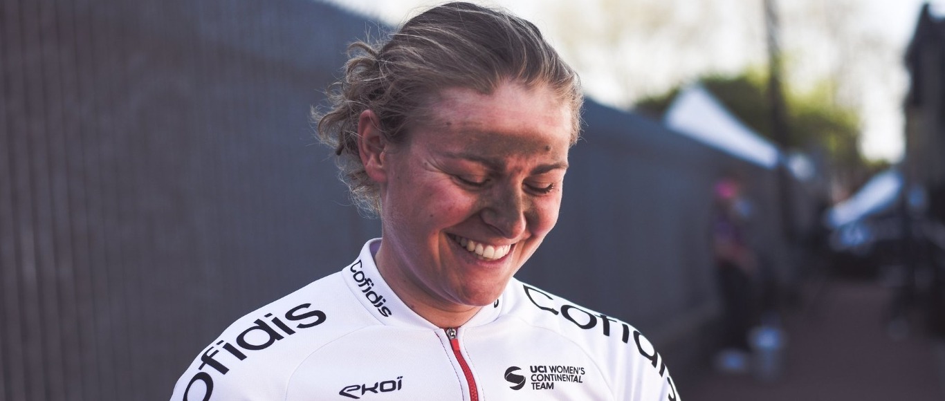 PARIS-ROUBAIX FEMMES,  VICTOIRE BERTEAU, 1ère FRANÇAISE,  MEILLEURE PERFORMANCE DE COFIDIS !