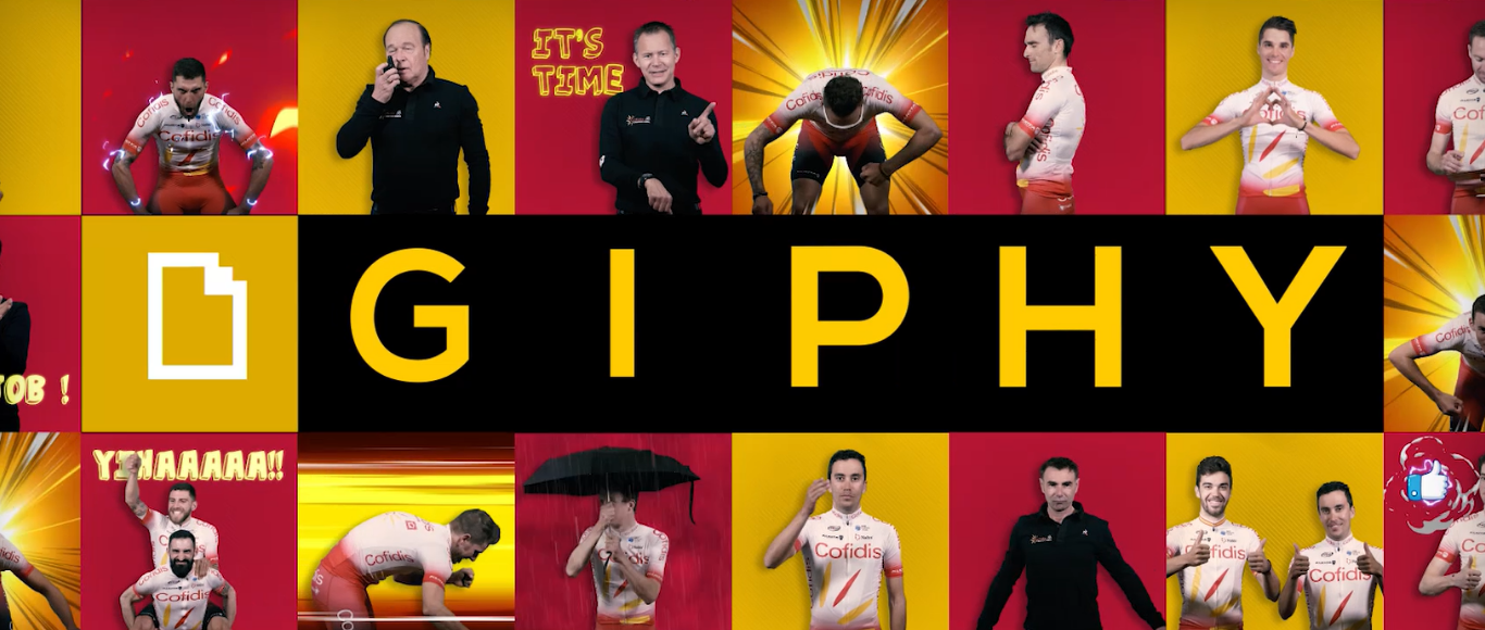 Team Cofidis débarque sur Giphy !