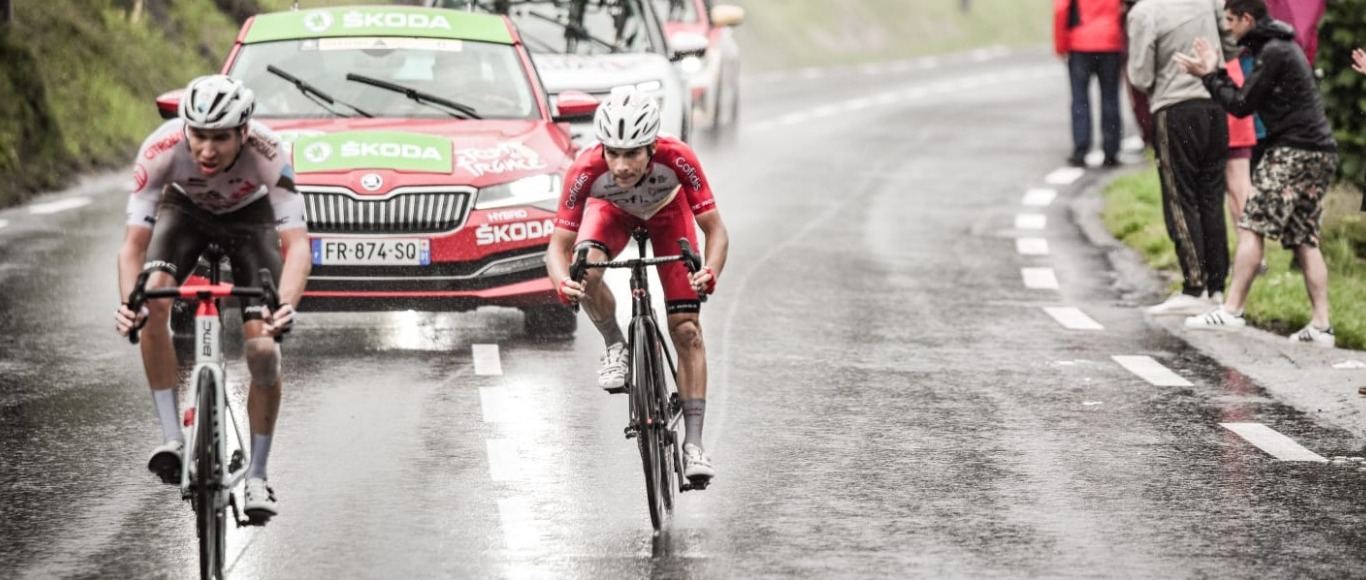 TOUR DE FRANCE - ÉTAPE 8 GUILLAUME MARTIN DANS L'ÉCHAPPÉE POUR LA PREMIÈRE DANS LES ALPES