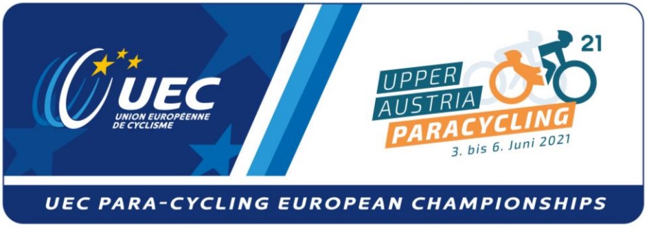logo UEC Paracycling Européan Championships - Autriche